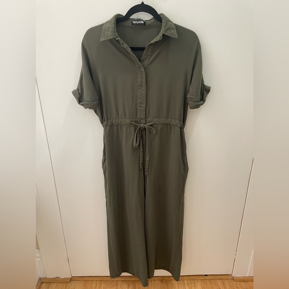 Wide Leg Jumpsuit with Pockets